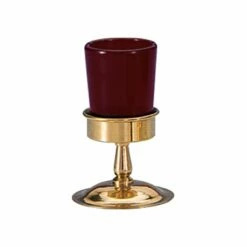 Brass Votive Light Glass Holder