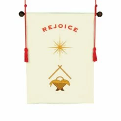 Christmas Rejoice Hanging Banner