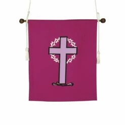 Cross & Thorns Hanging Banner