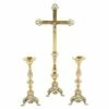 Ornate Altar Crucifix & Candlesticks Set -HFLTD Sales ornate altar crucifix candlesticks set 685659
