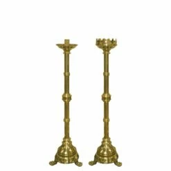 Plain Brass Altar Candlestick