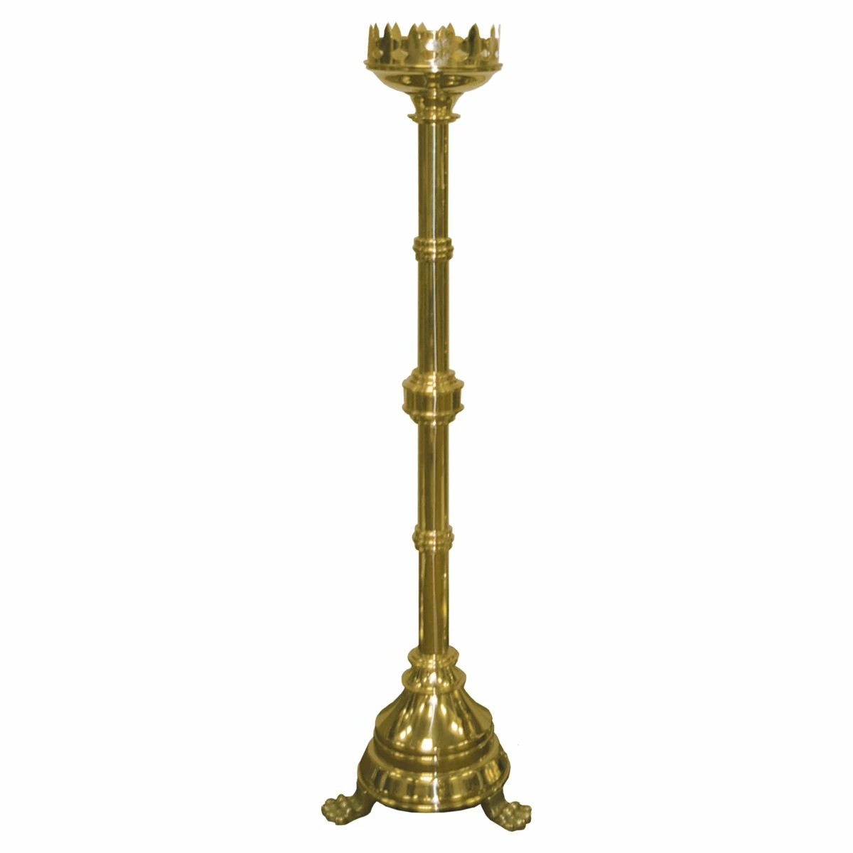 Plain Brass Paschal Candlestick 5 Plain Brass Paschal Candlestick - Image 3