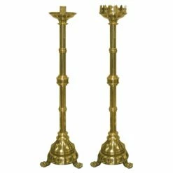 Plain Brass Paschal Candlestick