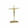 Small Satin Brass Crucifix -HFLTD Sales small satin brass crucifix 789237