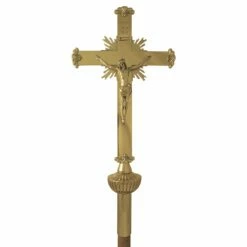 Sun Ray Processional Crucifix
