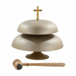 Tall Cross Satin Double Gong