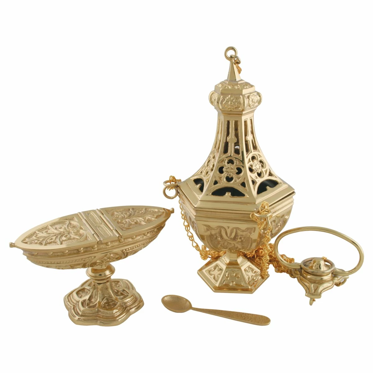 Thurible, Incense Boat & Spoon 3 Thurible, Incense Boat & Spoon