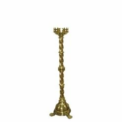 Twist Brass Altar Candlestick -HFLTD Sales twist brass altar candlestick 668136