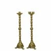 Twist Brass Altar Candlestick