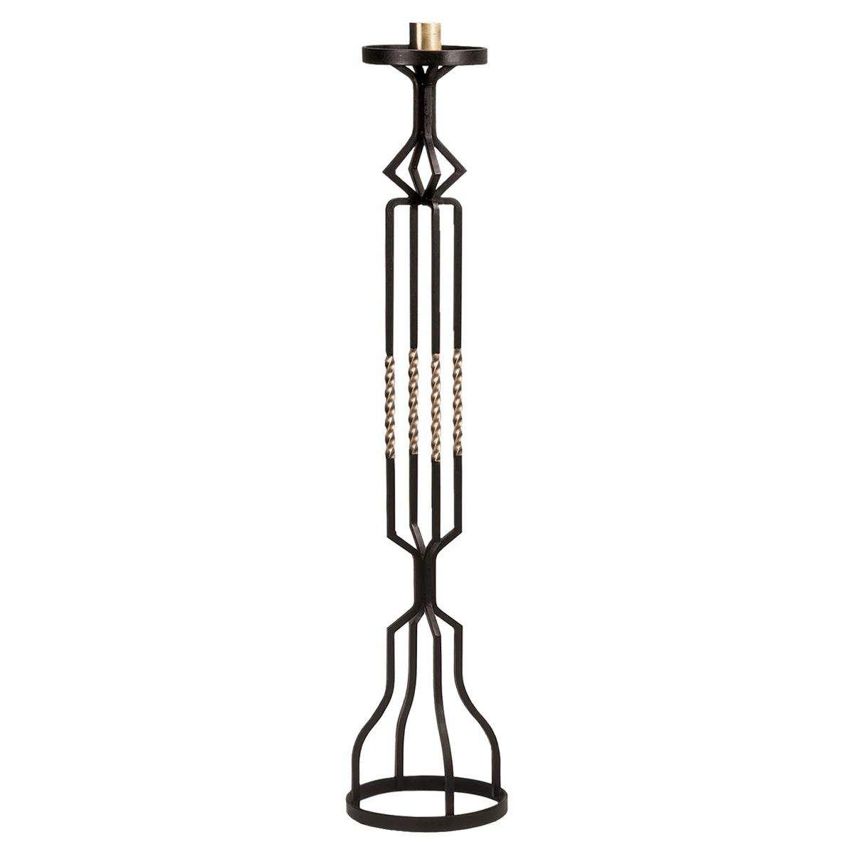 Wrought Iron Paschal Candlestick 3 Wrought Iron Paschal Candlestick